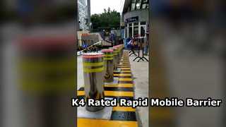 K4 Rated Mobile Vehicle Barrier Rapid Deployment