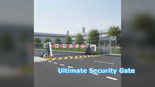 High Security Crash Rated Hinged Gate